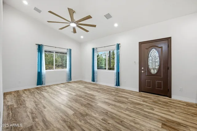 a view of front door of house