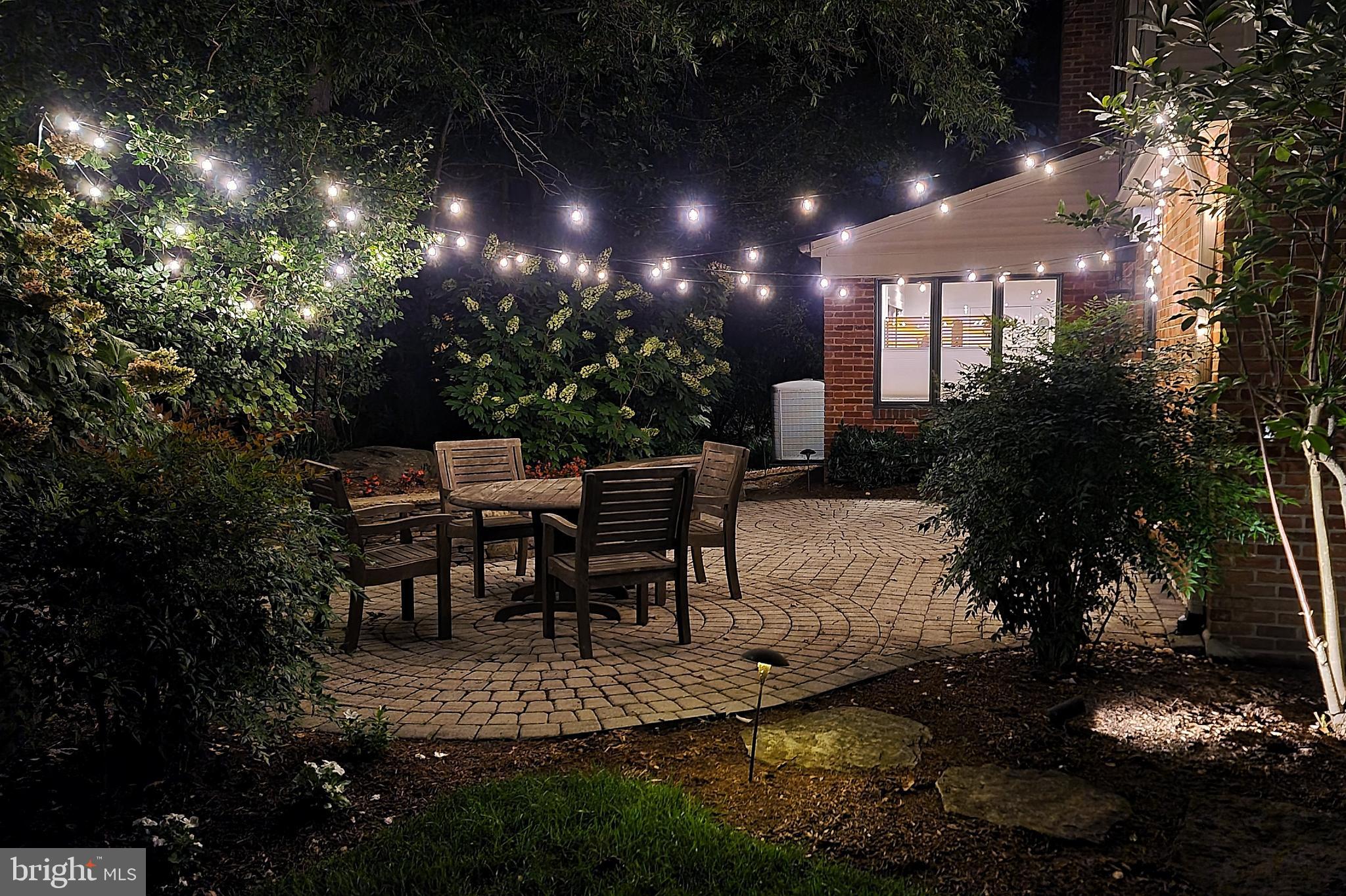 4605 Clemson Road College Park, MD 20740 - Photo 48 of 76 Patio lights at night!