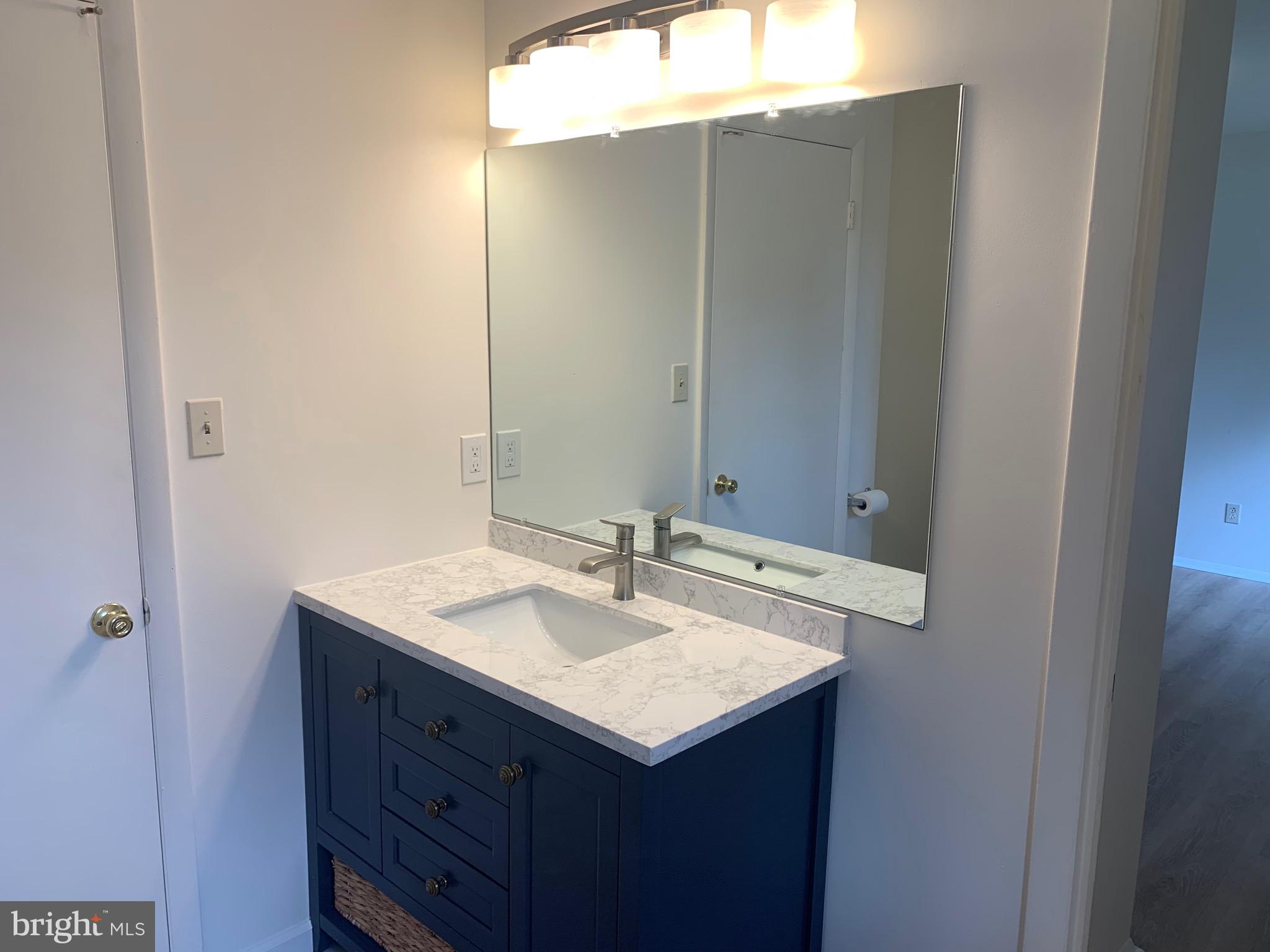 5656 Shadow Fall Terrace Columbia, MD 21045 - Photo 25 of 41 a bathroom with a sink and a mirror