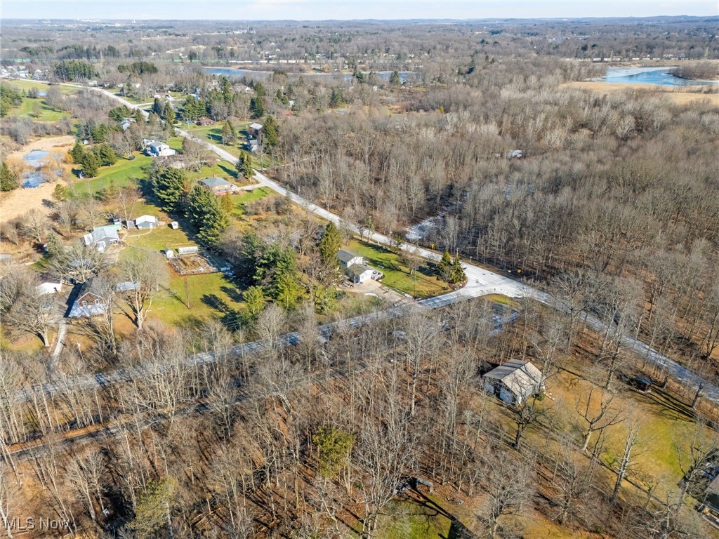 7153 Hudson Road Kent, OH 44240 - Photo 43 of 46 Aerial view of property and surrounding area featuring a forest