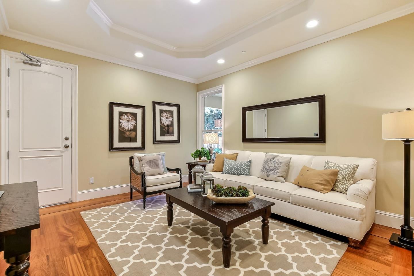 10438 North Stelling Road Cupertino, CA 95014 - Photo 18 of 22 a living room with furniture and a rug