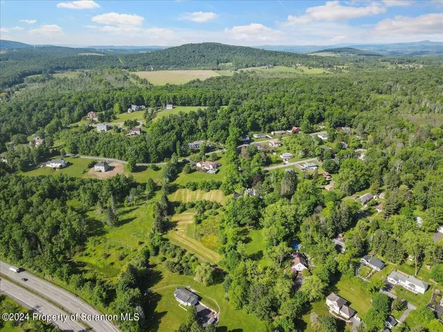 a view of a garden with an outdoor space