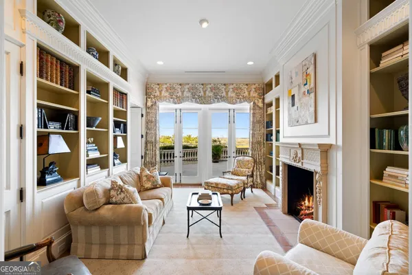 a view of a city with an ocean