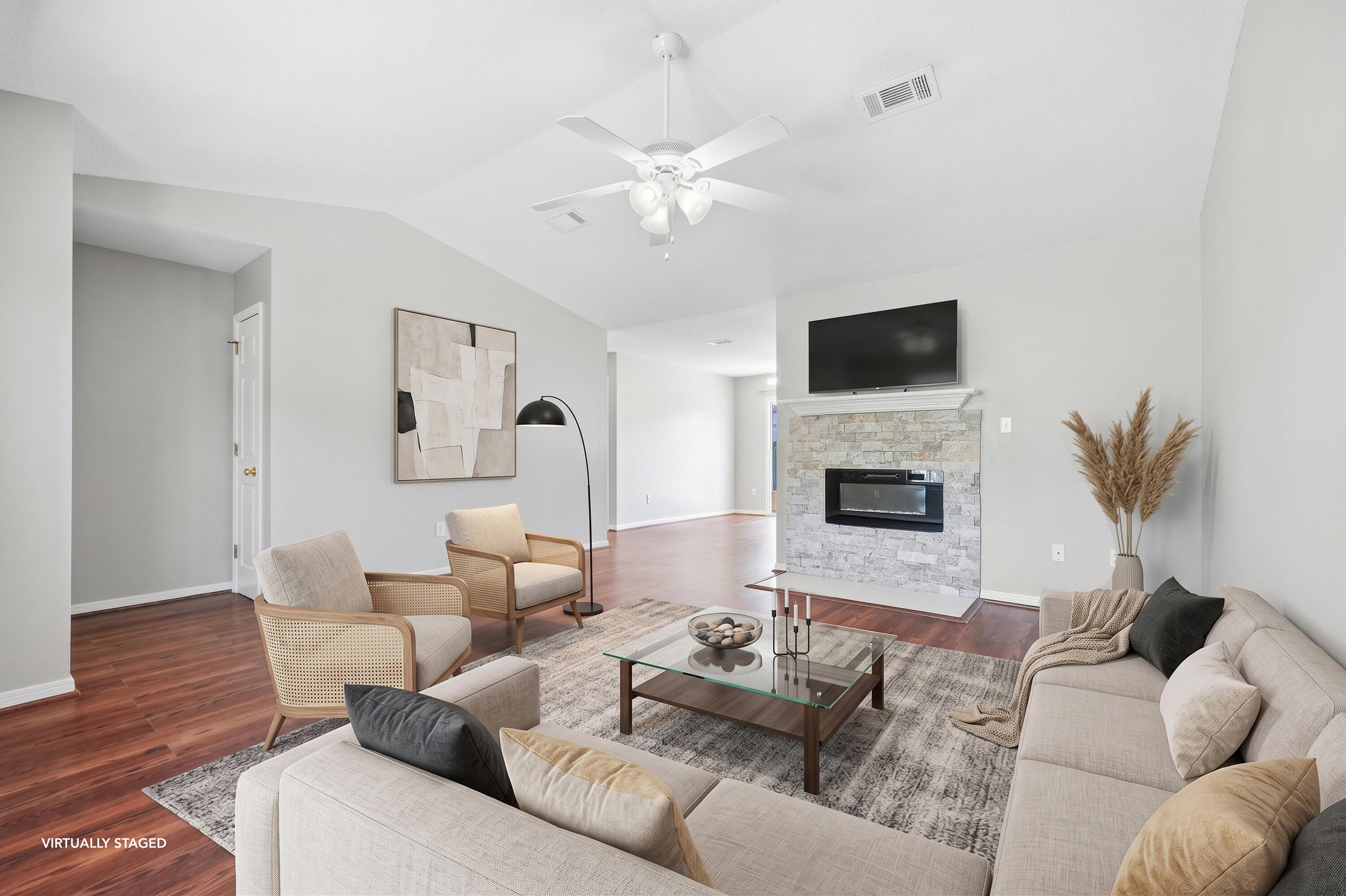 83 Stowe Road Mary Esther, FL 32569 - Photo 4 of 37 Living Room Virtually Staged