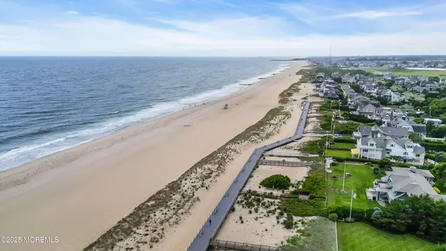 a view of beach and ocean