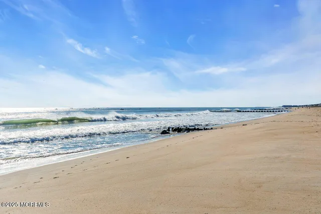 a view of an ocean and beach