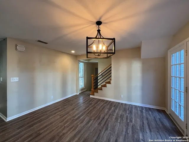 a view of a park with slide