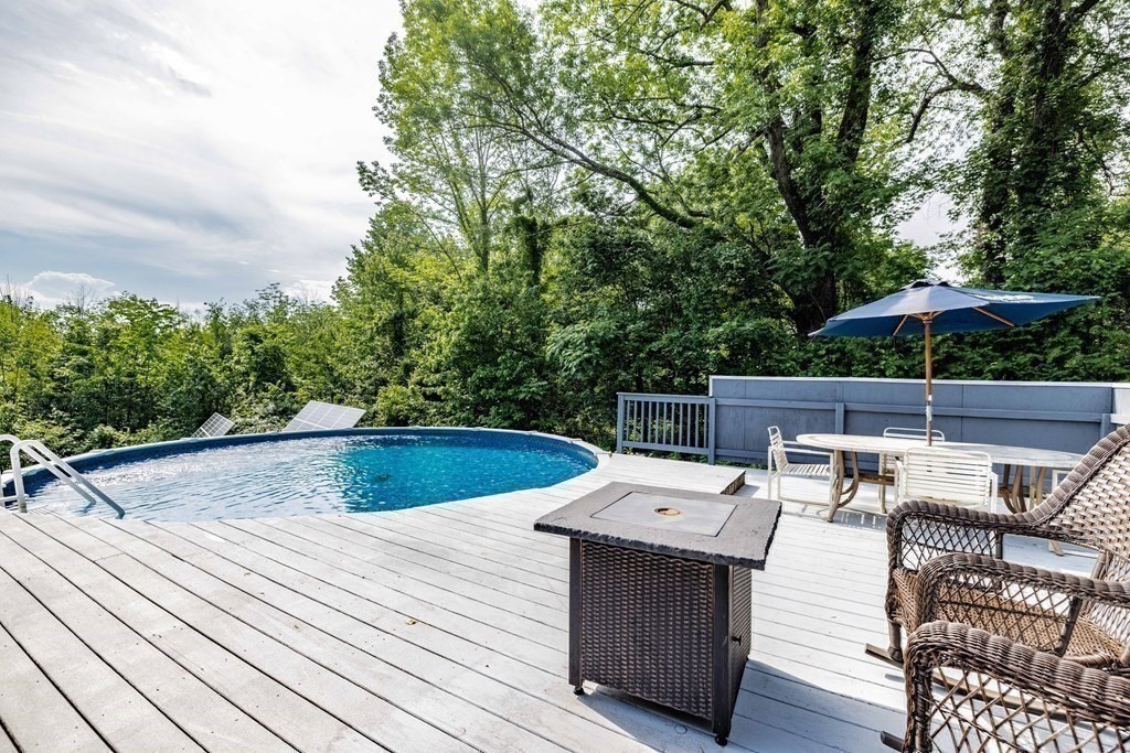 146 Bromley Road Chester, MA 01050 - Photo 31 of 40 a view of house with swimming pool and furniture
