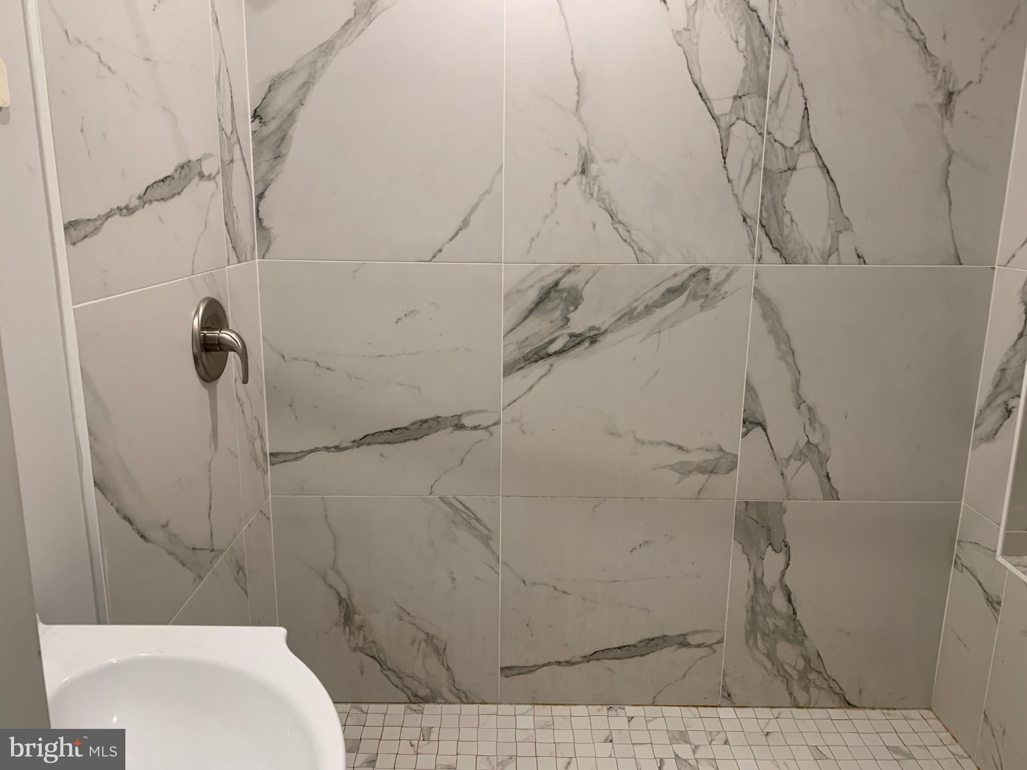 1268 South 27th Street, Unit 1 Philadelphia, PA 19146 - Photo 17 of 26 a bathroom with a shower and toilet