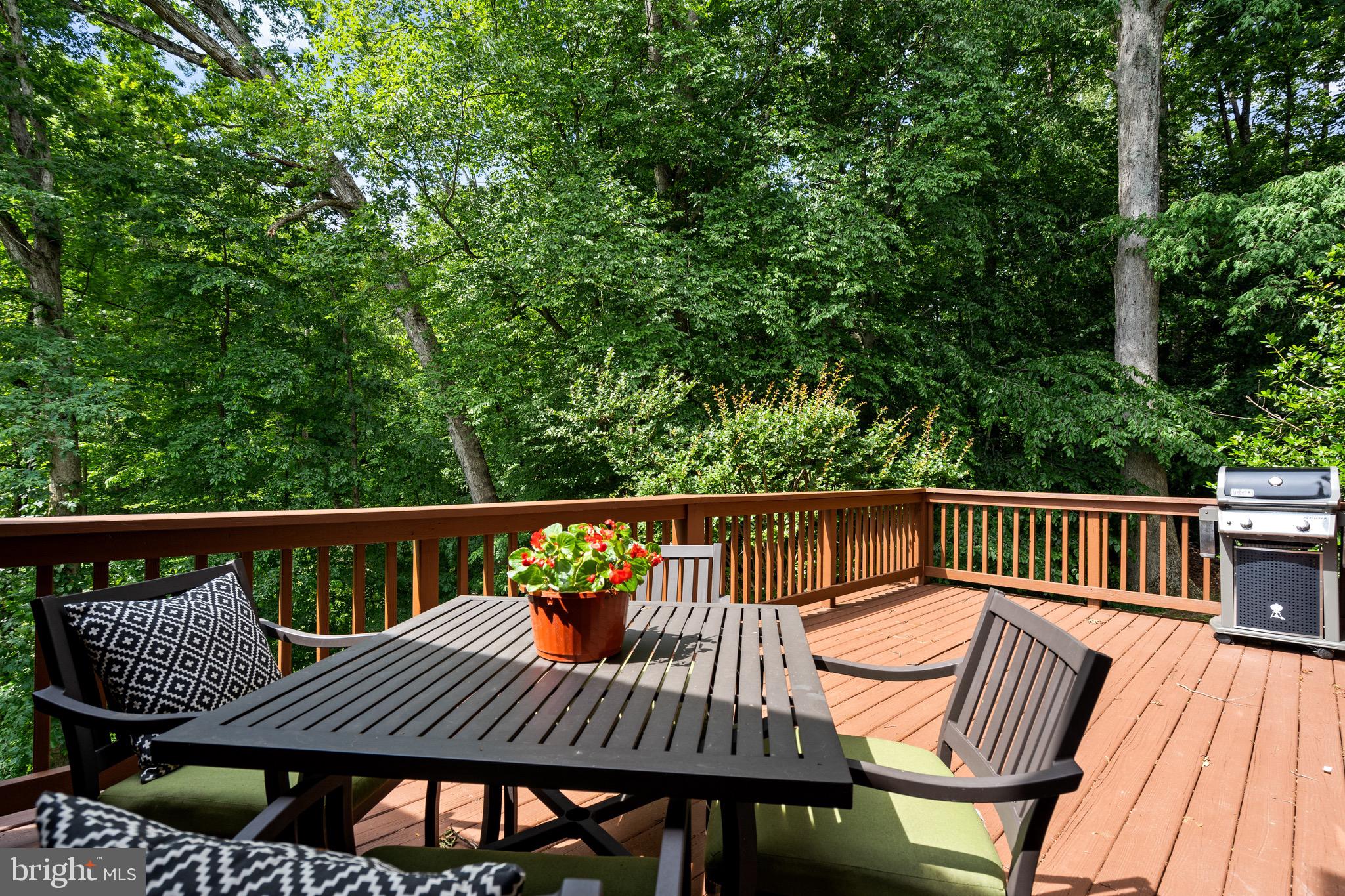8943 Park Forest Drive Springfield, VA 22152 - Photo 33 of 74 Private deck overlooking the trees
