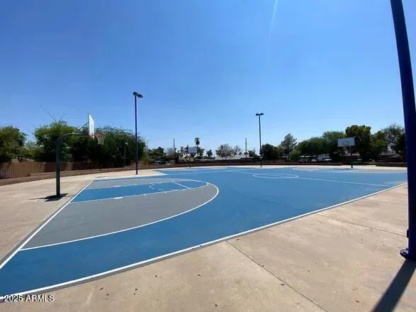 a view of a tennis court