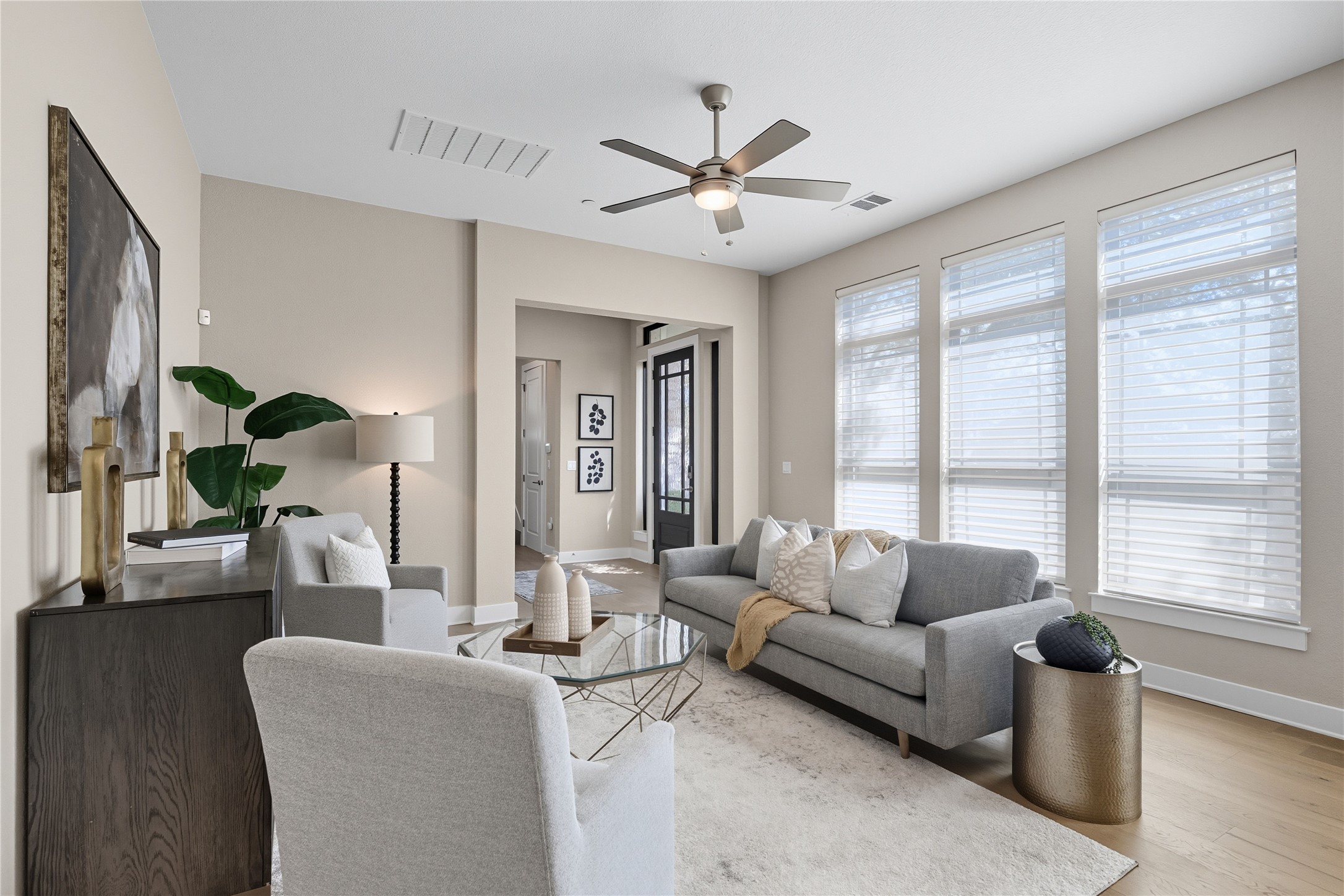 4323 Spicewood Springs Road, Unit 1 Austin, TX 78759 - Photo 16 of 35 a living room with furniture and a large window