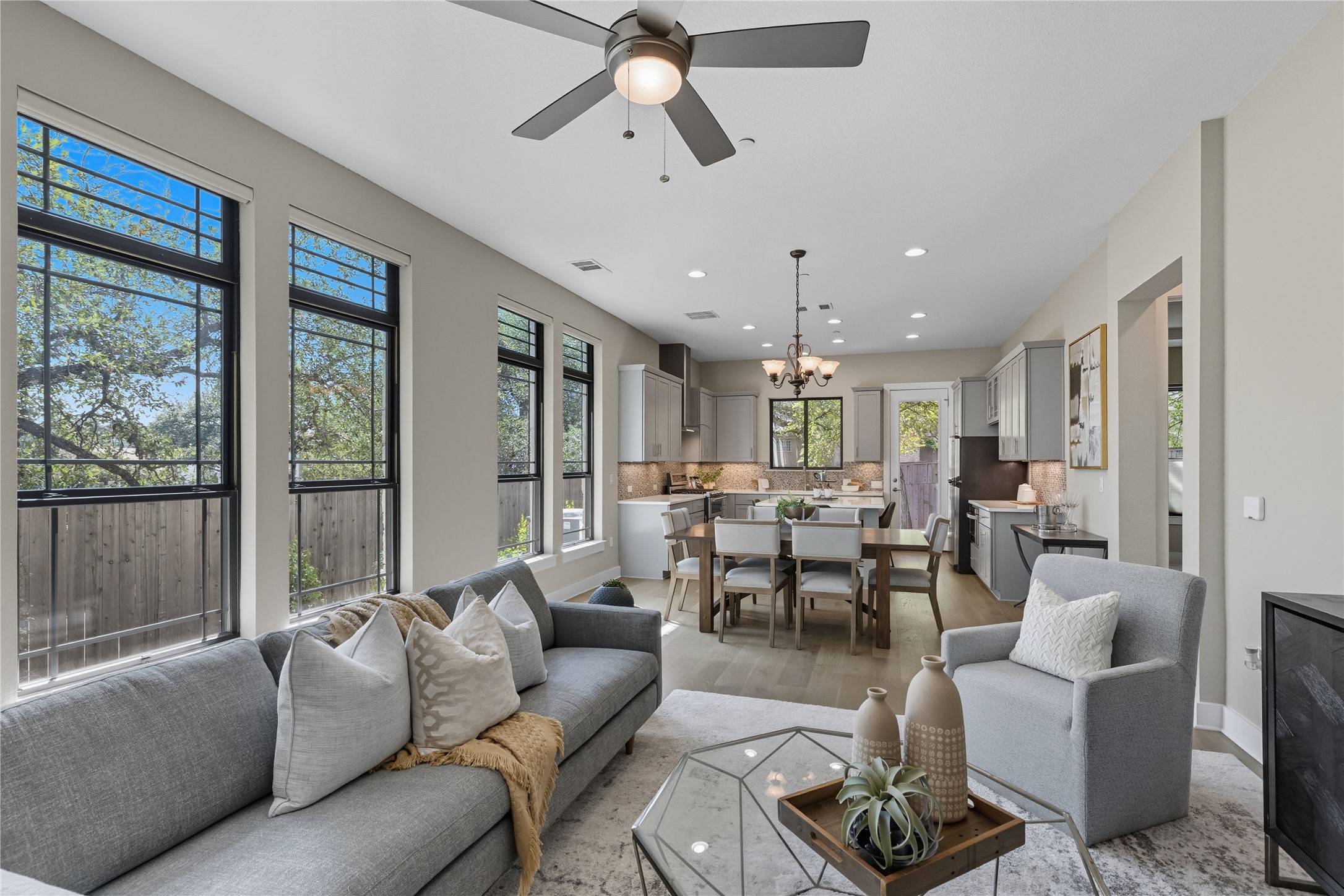 4323 Spicewood Springs Road, Unit 1 Austin, TX 78759 - Photo 3 of 35 a living room with furniture and a large window
