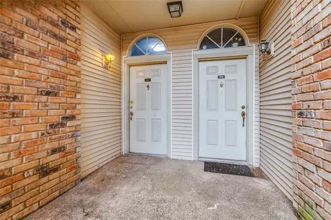 a view of a house with a door