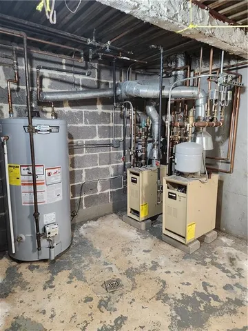 a view of a storage room