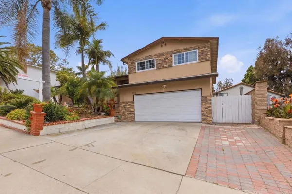 a front view of a house with entryway