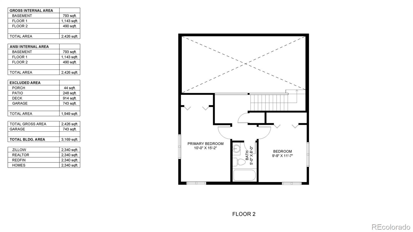 92 Four Bits Street Bailey, CO 80421 - Photo 49 of 50 a picture of a floor plan