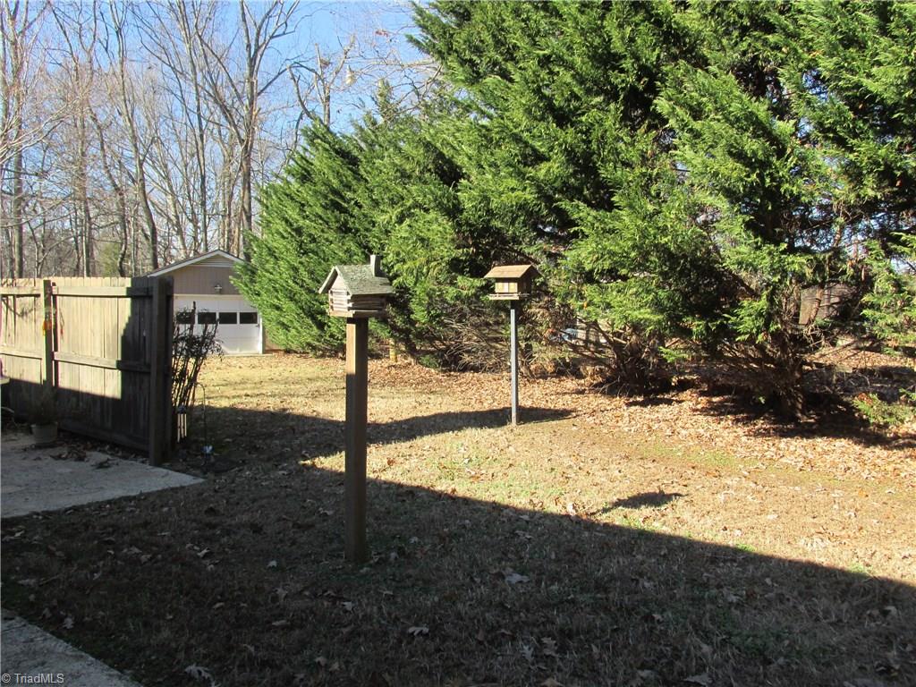 3209 Garwin Road Greensboro, NC 27406 - Photo 20 of 24 Back Yard with Fenced Patio