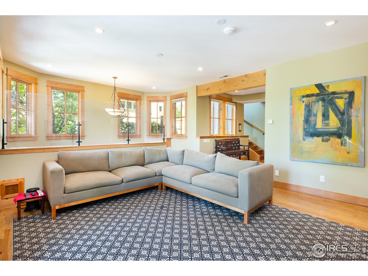 520 Spruce Street Boulder, CO 80302 - Photo 24 of 40 a living room with furniture and a large window