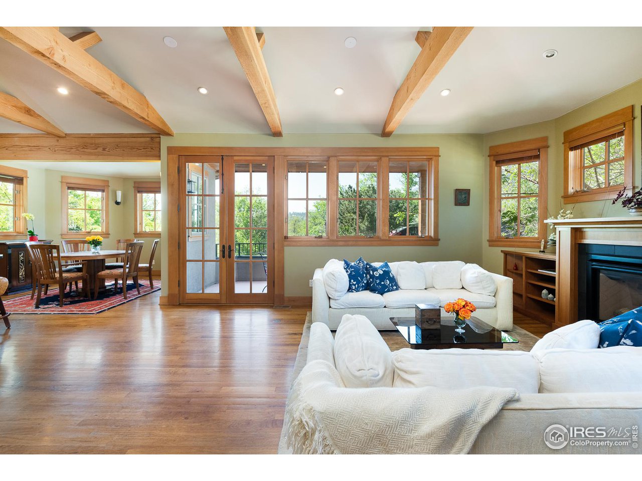 520 Spruce Street Boulder, CO 80302 - Photo 10 of 40 a living room with furniture and a large window