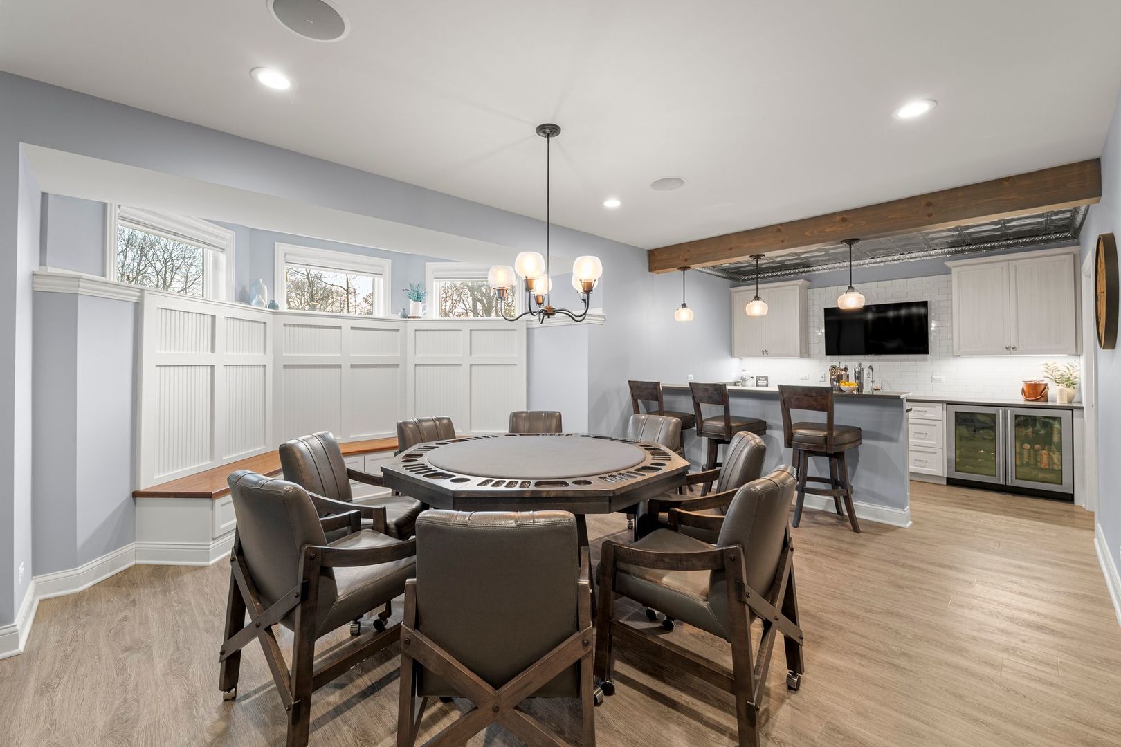 81 Landon Circle Wheaton, IL 60189 - Photo 54 of 79 a view of a dining room with furniture window and wooden floor