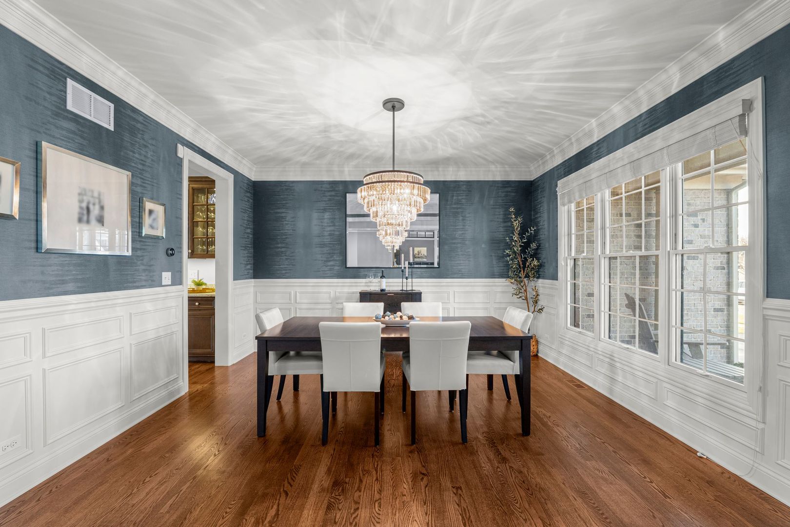 81 Landon Circle Wheaton, IL 60189 - Photo 7 of 79 a view of a dining room with furniture window and wooden floor