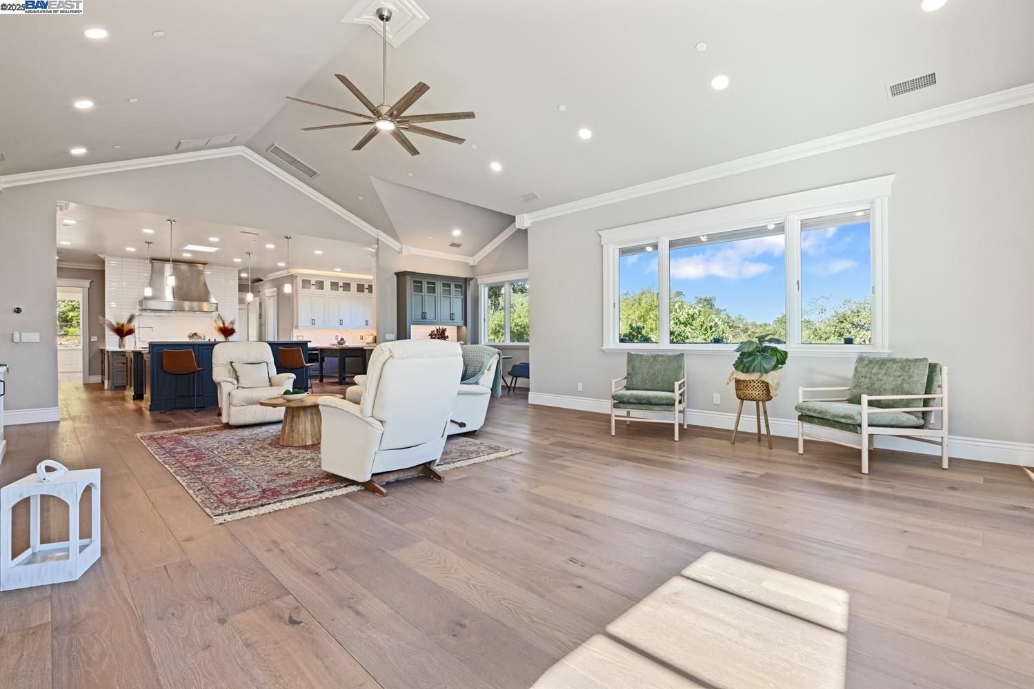 700 Clipper Hill Road Danville, CA 94526 - Photo 11 of 35 a living room with furniture and wooden floor