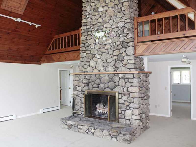 187 Johnson Hill Road Poland, ME 04274 - Photo 10 of 35 Living Room. and loft