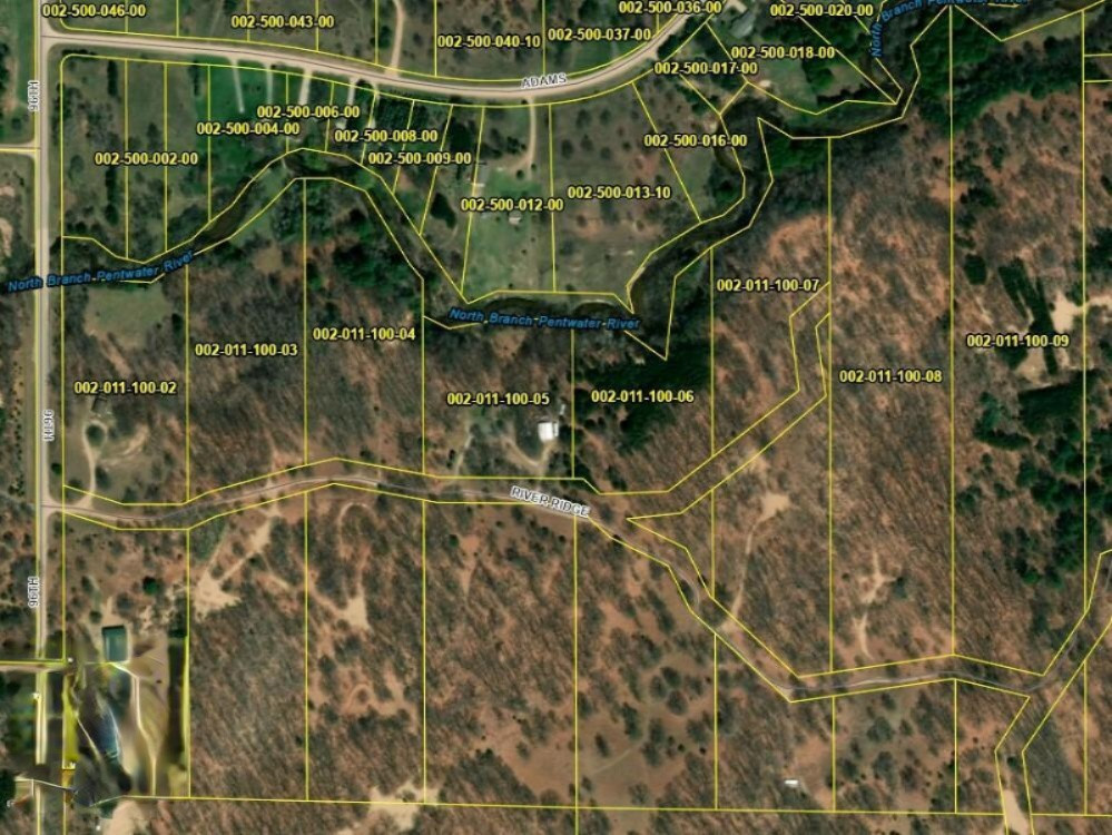 V/l West River Ridge Road Pentwater, MI 49449 - Photo 10 of 10 aerial