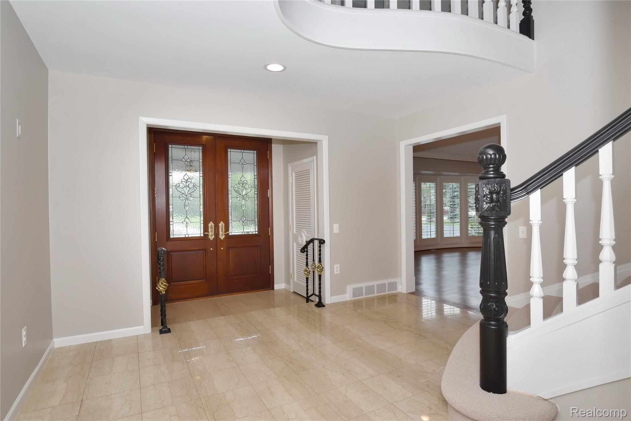 Spacious front foyer