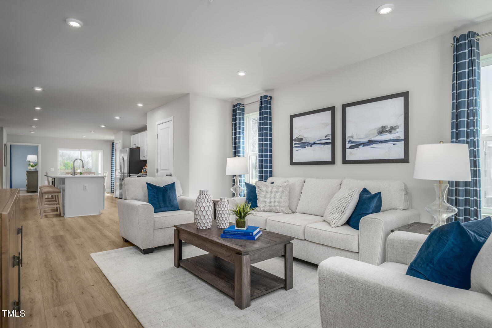456 Grand Silo Road Raleigh, NC 27603 - Photo 3 of 21 a living room with furniture and a large window