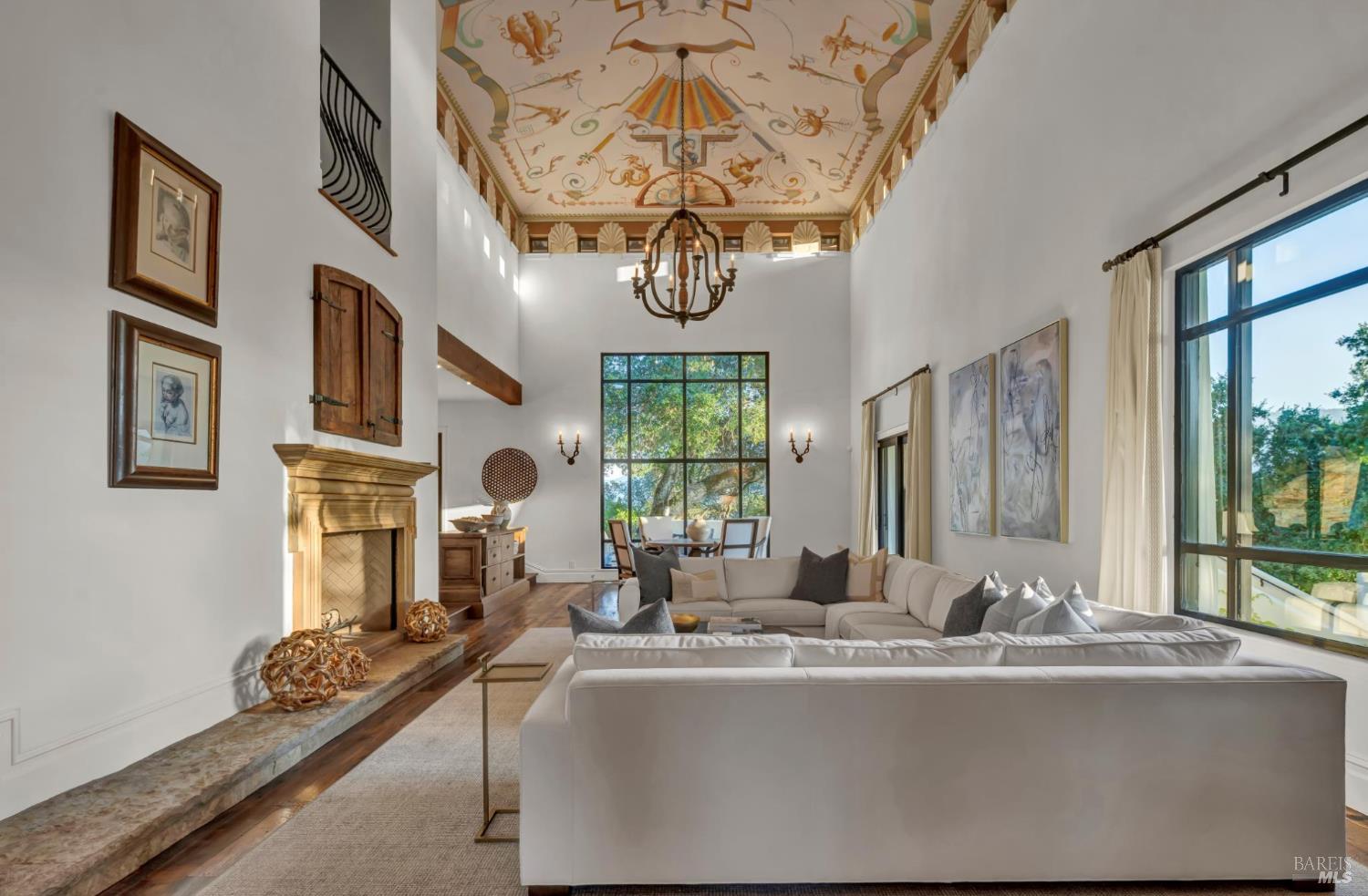 1700 Howell Mountain Road Angwin, CA 94508 - Photo 11 of 45 A rare Napa Valley sanctuary that perfectly balances elegance, privacy, and limitless opportunity. Nestled in the hills adjacent near iconic Meadowood Napa Valley and The Reserve on a gated, 4.4 acres, the property is surrounded by lush landscaping and vineyard, creating a true sense of seclusion while remaining just minutes from downtown St.Helena. The main house offers 3 bedrooms, 2.5 baths, a gourmet kitchen (remodeled in 2020) across a thoughtful, light-filled layout. The resort like outdoor spaces are designed for relaxation or entertaining, complete with a heated, saltwater pool, depot, fireplace, dining area and multiple lounging areas. Beyond its immediate comfort, the remarkable property includes a 2 bedroom, 2 bath guest house with a full kitchen, Cabernet vineyard, an expansive wine cellar, and a finished, conditioned 1000 sqft. garage.