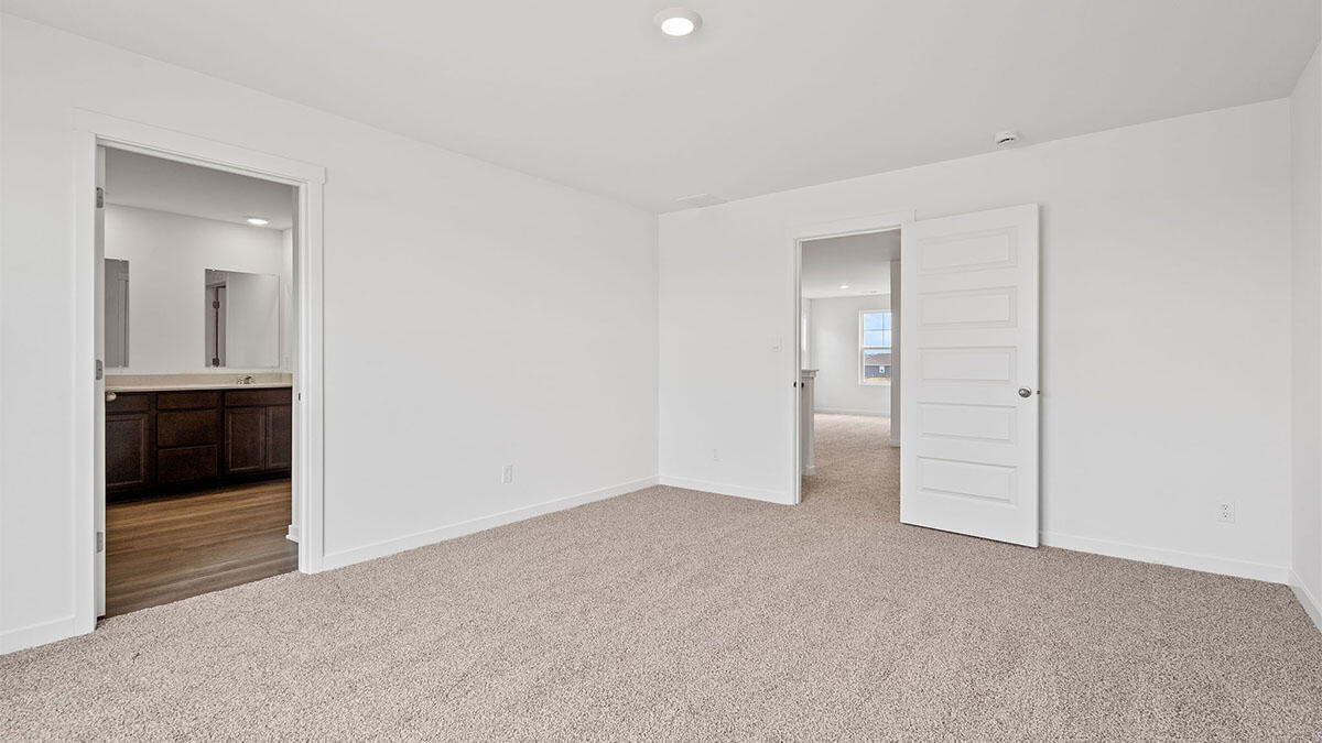 444 Fry Street Hebron, IN 46341 - Photo 11 of 25 wooden floor and closet in a room