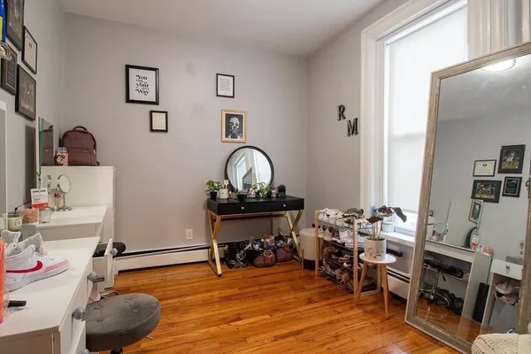 a view of a workspace with furniture and toys