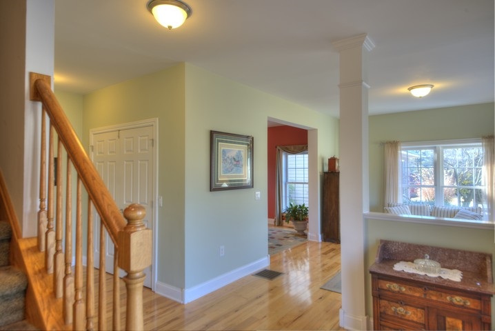 53 Old White Bridge Road Waynesboro, VA 22980 - Photo 6 of 49 a view of entryway with wooden floor and livingroom view