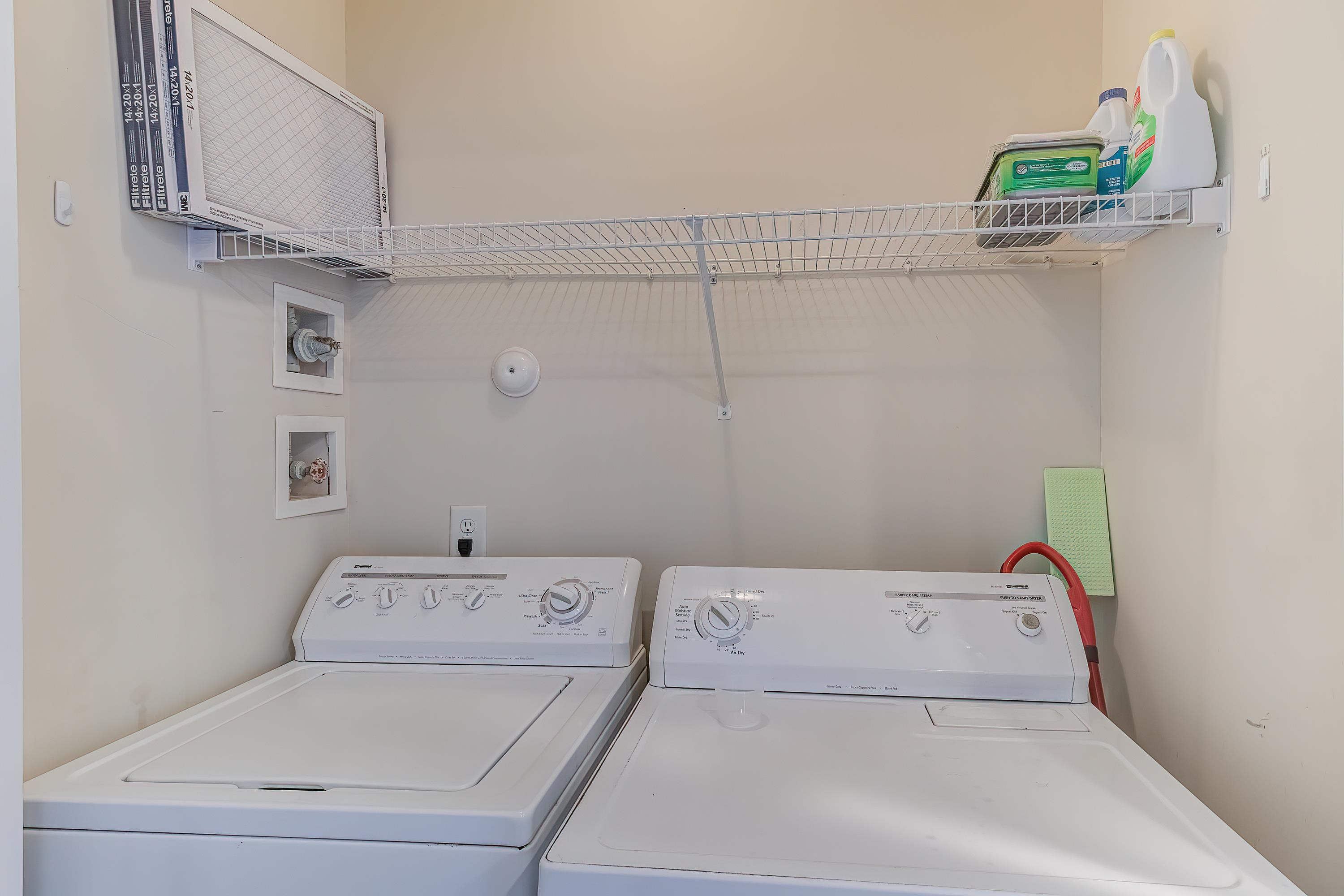 2131 Piney Brook Road, Unit 104 Raleigh, NC 27614 - Photo 30 of 37 a utility room with dryer and washer