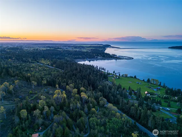 a view of city and mountain