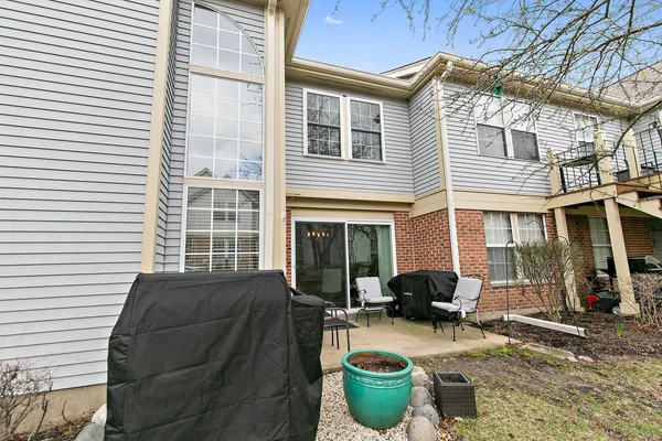 a view of a house with patio