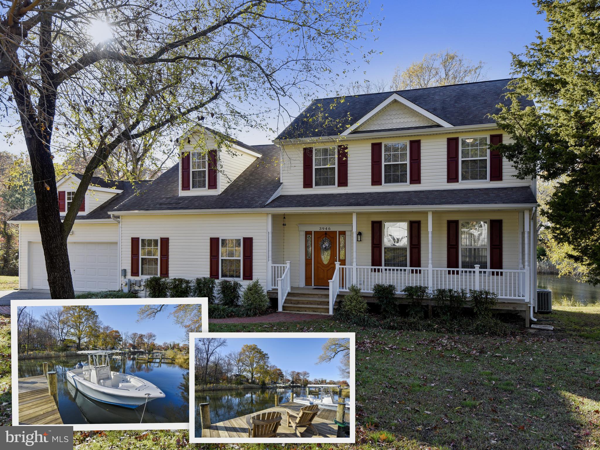 3946 Cove Road Edgewater, MD 21037 - Photo 1 of 52 WATERFRONT COLONIAL WITH PIER