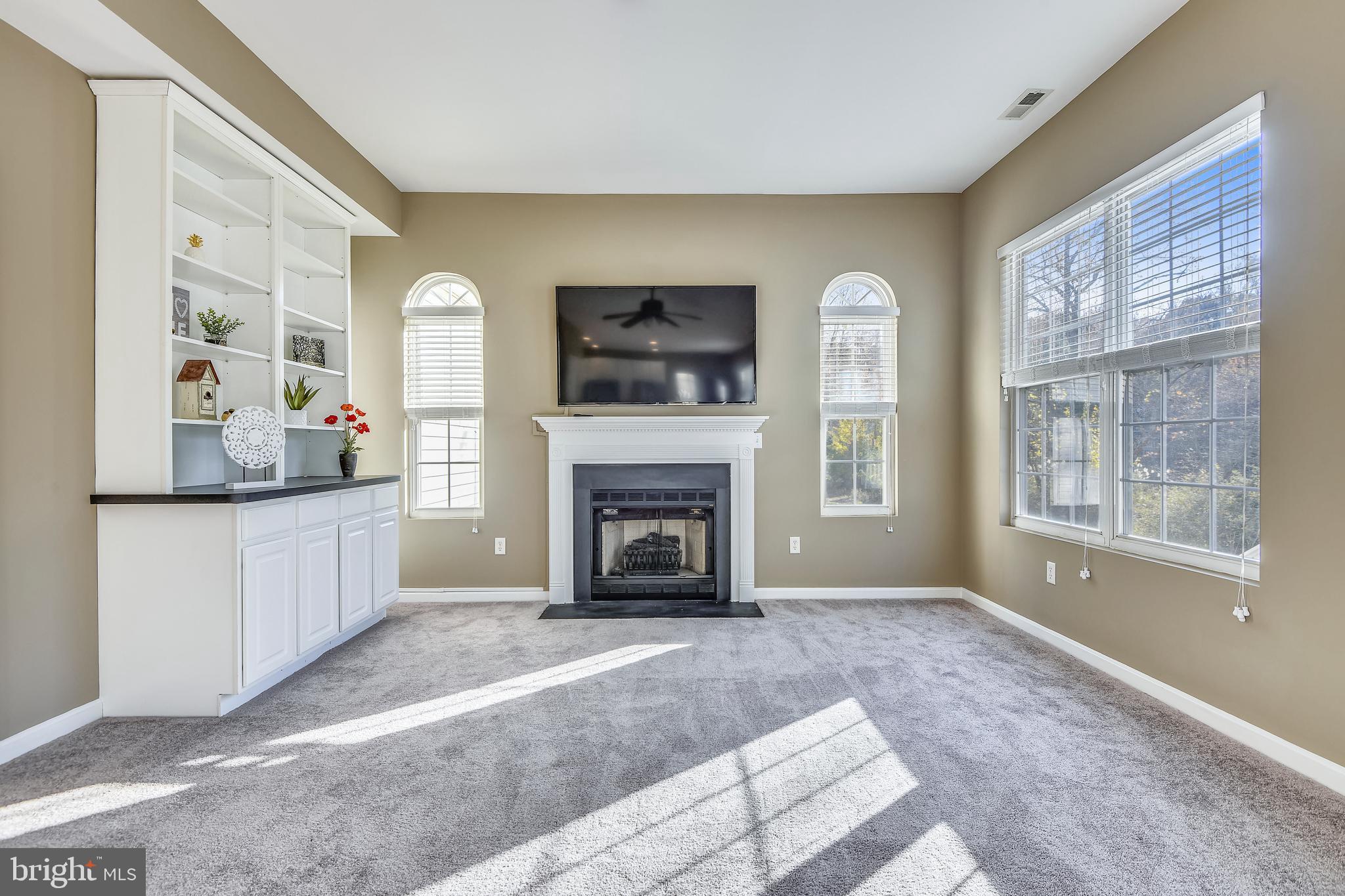 3946 Cove Road Edgewater, MD 21037 - Photo 11 of 52 FAMILY ROOM WITH GAS FIREPLACE AND BUILT-INS
