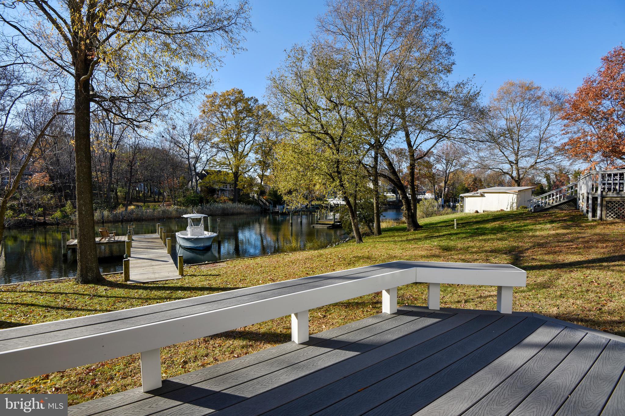 3946 Cove Road Edgewater, MD 21037 - Photo 22 of 52 LOWER DECK WITH SEAT