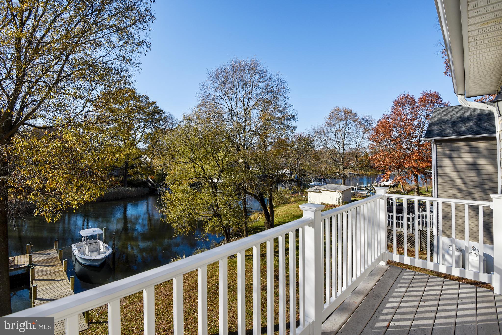 3946 Cove Road Edgewater, MD 21037 - Photo 34 of 52 VIEW FROM MASTER BEDROOM BALCONY