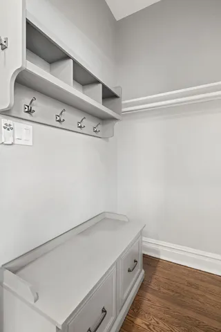 a room with storage