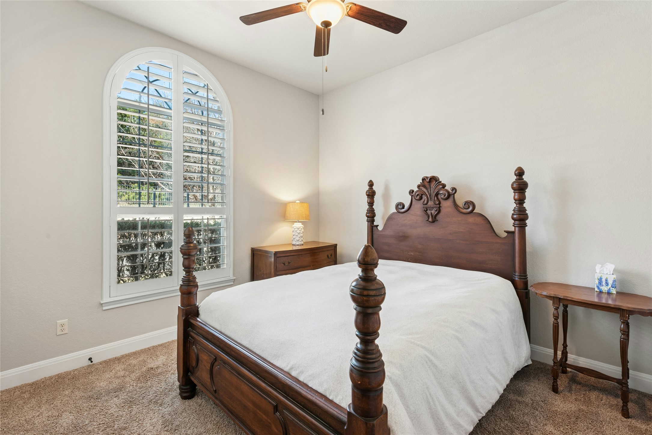 116 Evolutions Path Lakeway, TX 78738 - Photo 22 of 34 Bedroom with carpet and ceiling fan