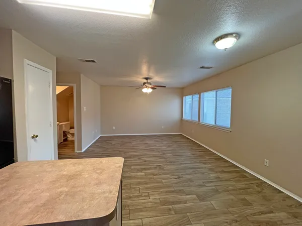 wooden floor in an empty room