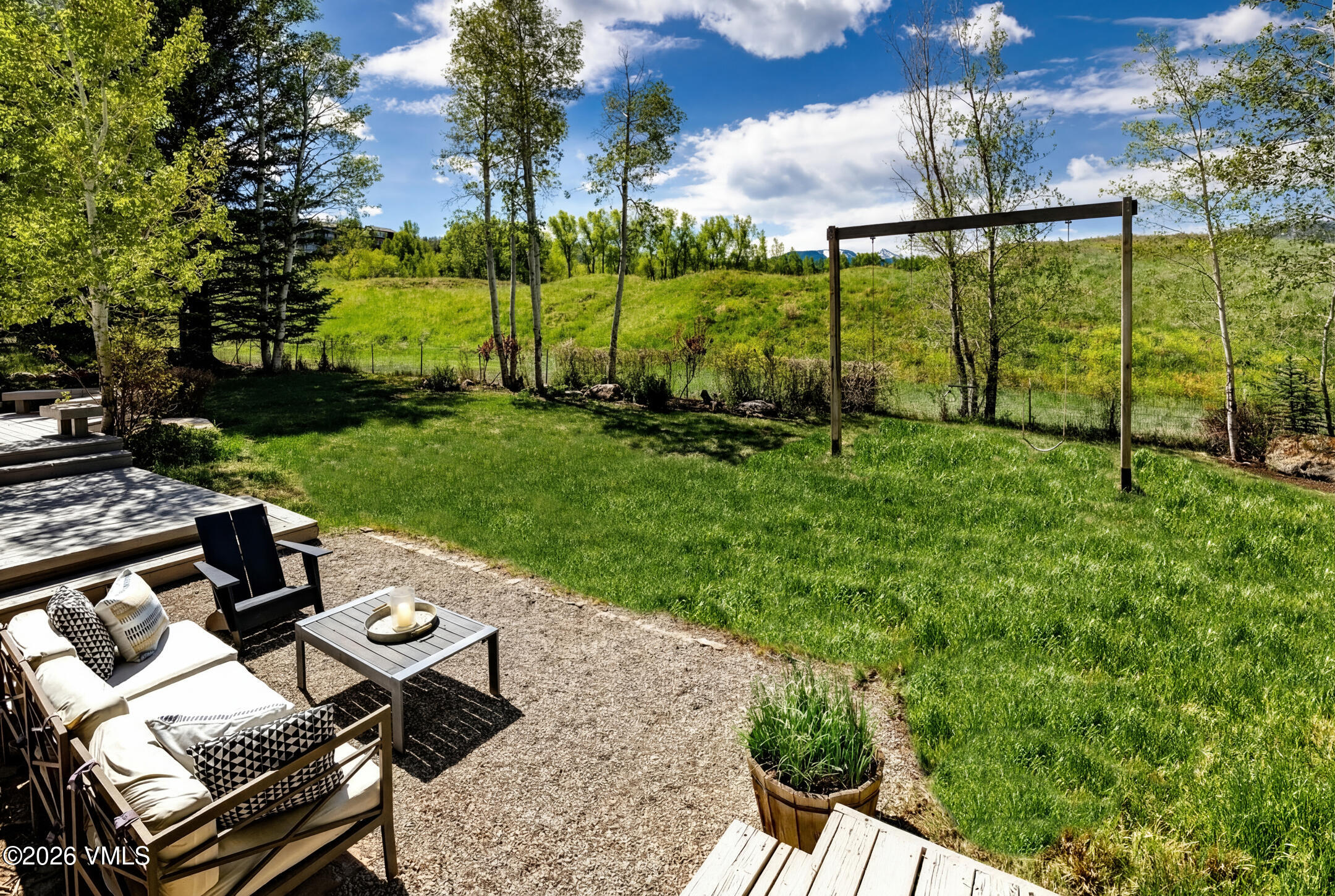 321 Meile Lane Edwards, CO 81632 - Photo 39 of 44 a view of a backyard with sitting area