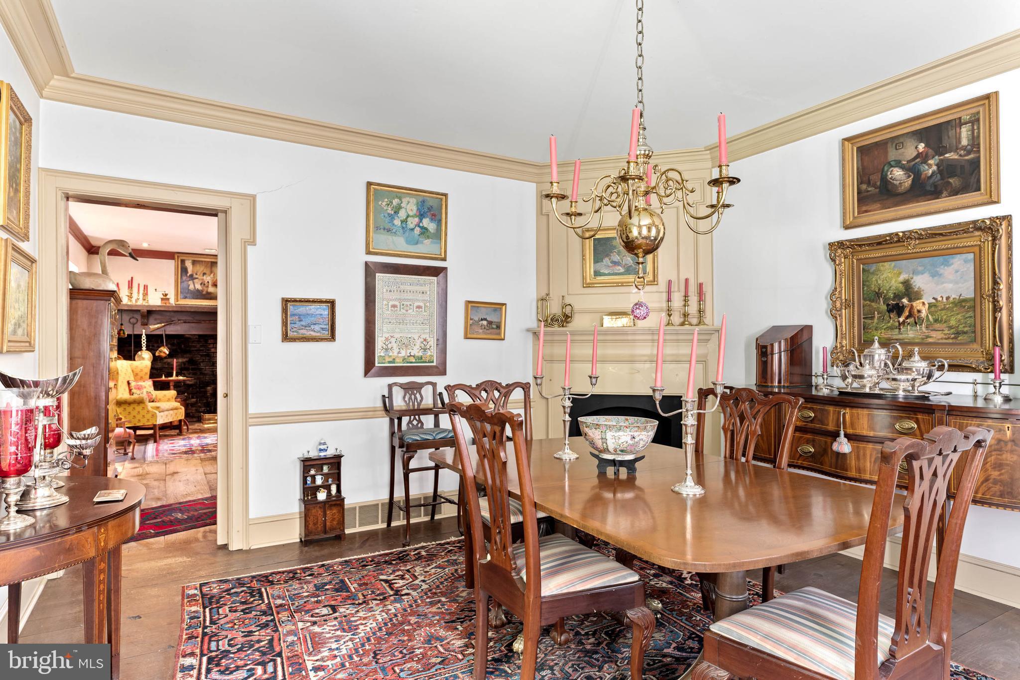 2070 Huntingdon Road Huntingdon Valley, PA 19006 - Photo 26 of 76 a dining room with furniture a window and wooden floor