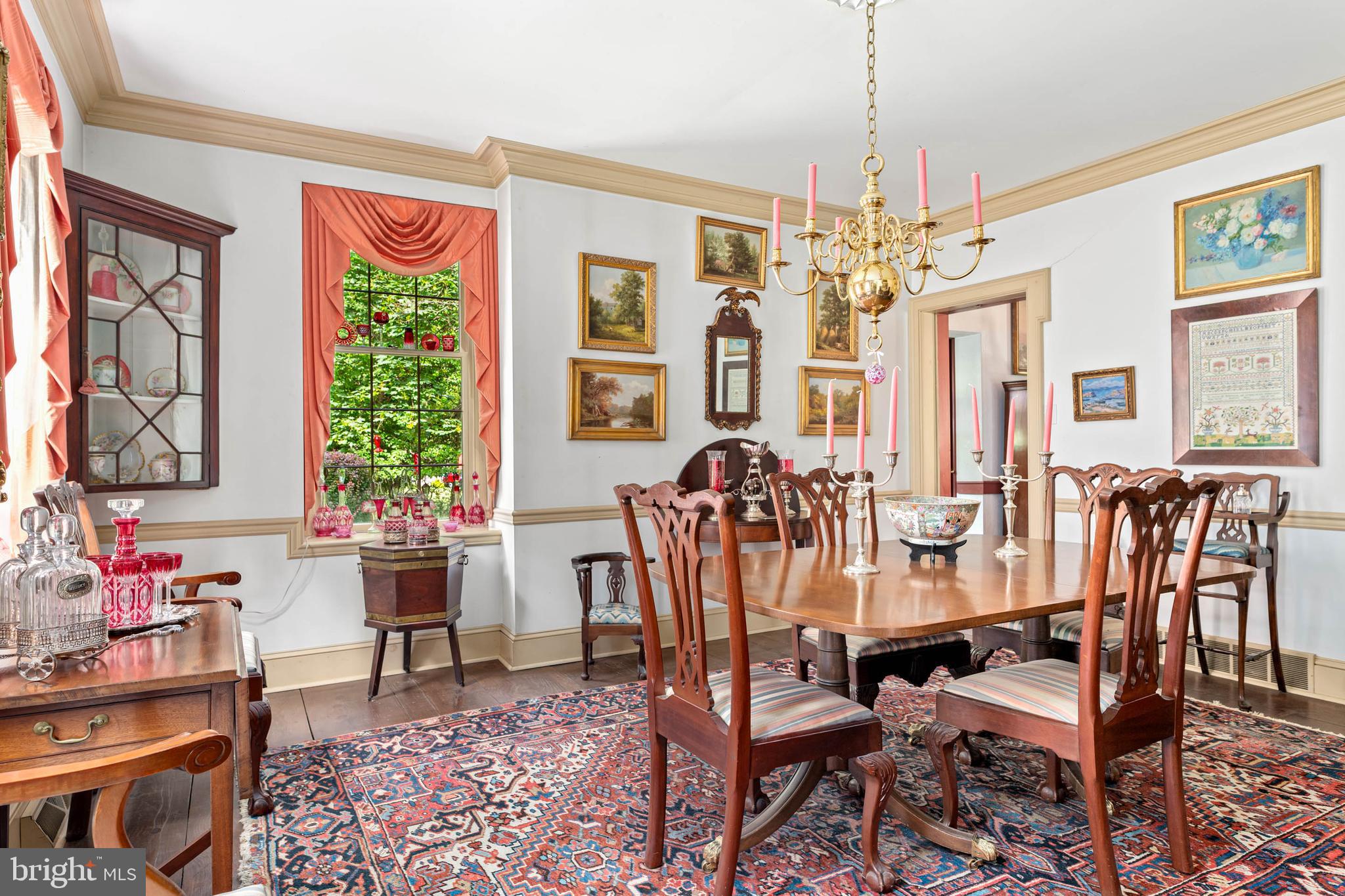 2070 Huntingdon Road Huntingdon Valley, PA 19006 - Photo 28 of 76 a view of a dining room with furniture window and wooden floor