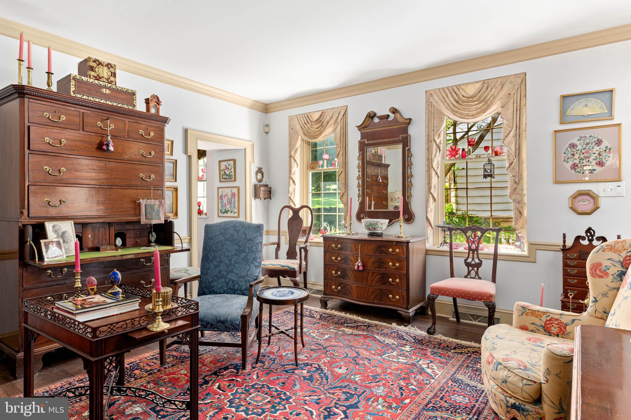 2070 Huntingdon Road Huntingdon Valley, PA 19006 - Photo 30 of 76 a living room with furniture and a window
