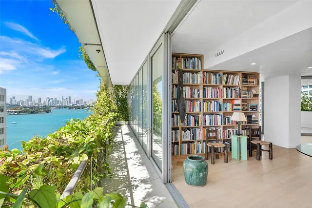 a room with furniture and a window